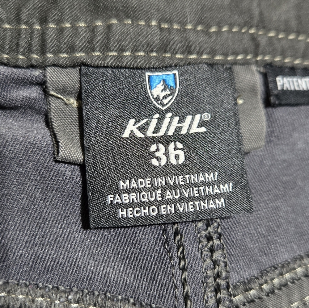 Kuhl Shorts Men’s Size 36 Gray Radikl quick dry outdoor shirt 10” inseam - Picture 5 of 6